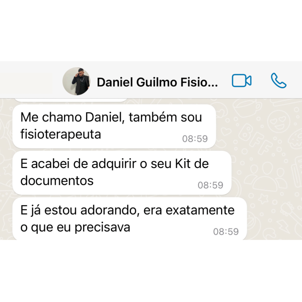 Kit de Documentos Fisio – Bruna Zibordi